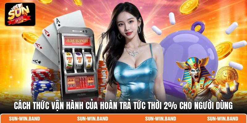 Cách thức vận hành của hoàn trả tức thời 2% cho người dùng