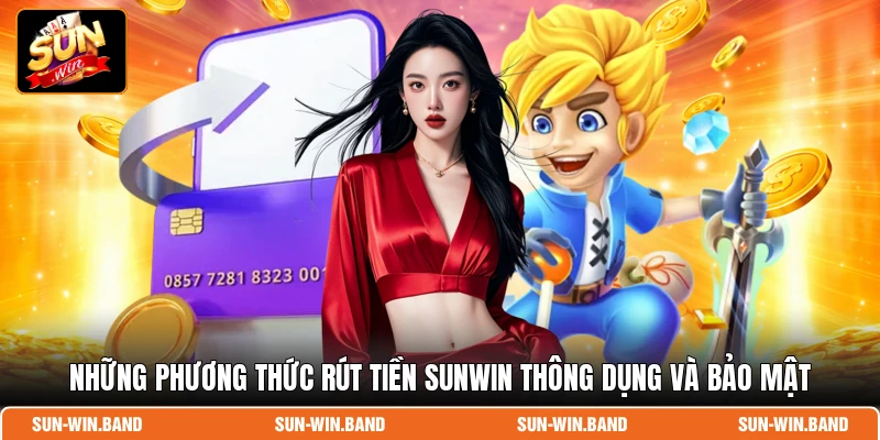 Những phương thức rút tiền SUNWIN thông dụng và bảo mật